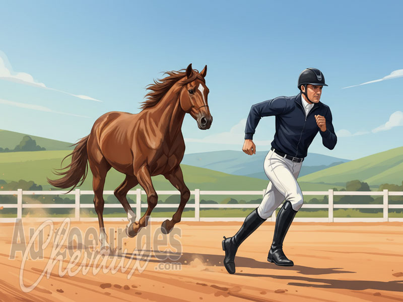 L'Exercice du tr�fle avec le cheval, analyse de la pr�cision directionnelle, de la flexibilit� lat�rale et du guidage � distance