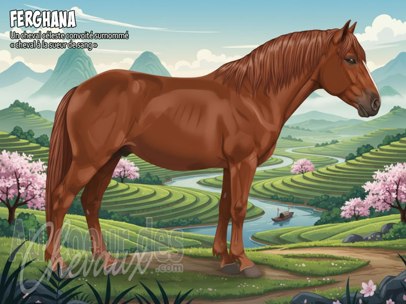 Le Cheval Ferghana, l'histoire du � cheval c�leste � de la chine ancienne