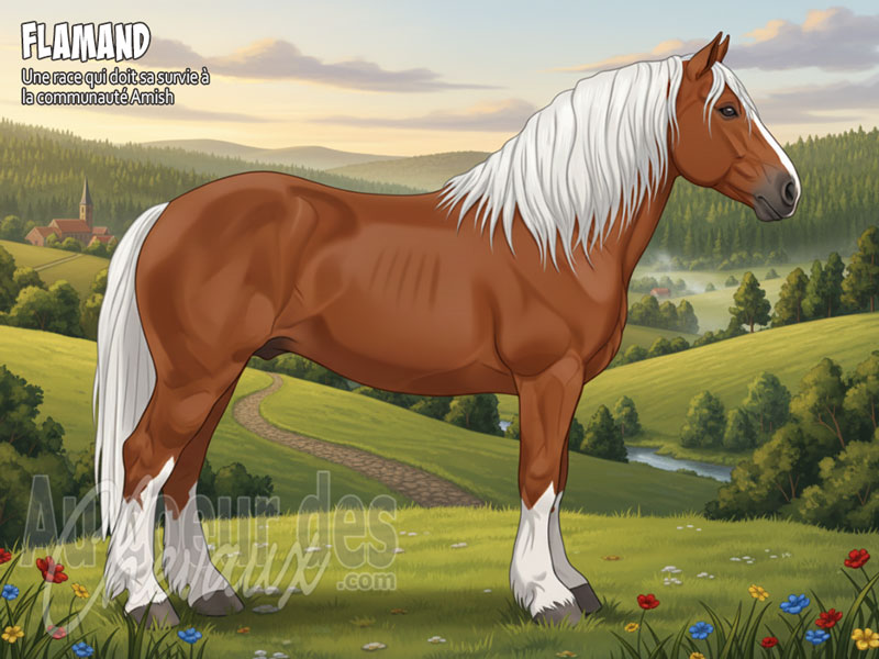 Le Cheval Flamand, le p�re des g�ants de trait