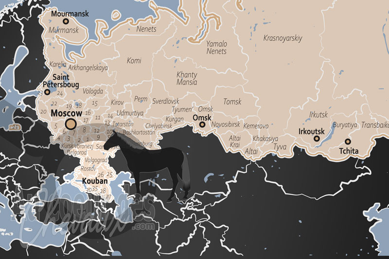 Le Fleuve Kouban, l'empire du sabot au pays des centaures cosaques