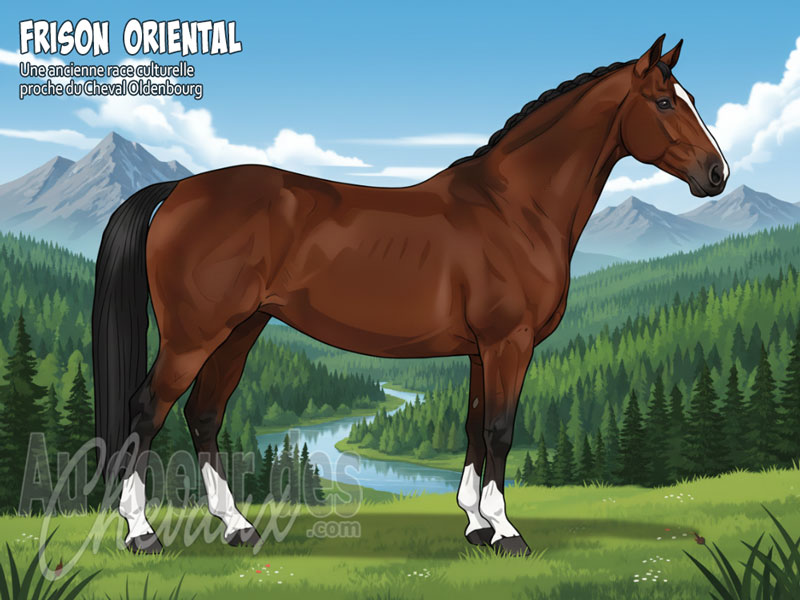 Le Cheval Frison Oriental, le colosse d'allemagne du nord