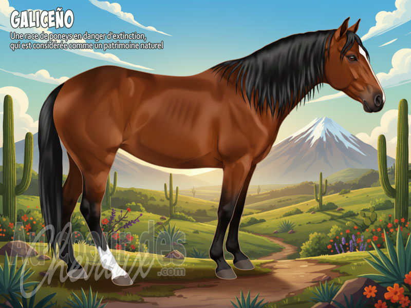Le Cheval Galice�o, l'h�ritage des conquistadors au mexique