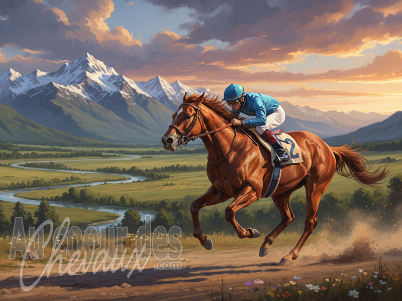 Le Galop de course du cheval, analyse de la performance athl�tique et de la biom�canique de vitesse