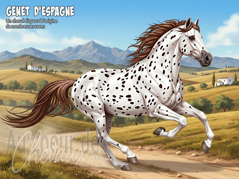 Le Cheval Genet d'Espagne, le destrier de lumi�re qui a fa�onn� le nouveau monde