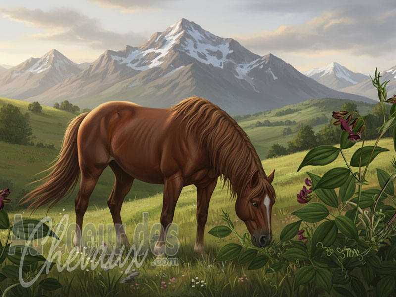 La Gesse et le cheval, risques de lathyrisme et neurotoxicit�