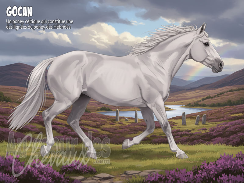 Le Poney Gocan, vestige des lign�es ancestrales des h�brides