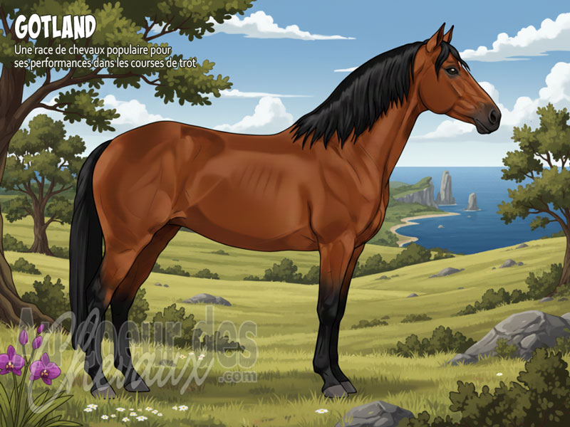 Le Cheval Gotland, le survivant des for�ts scandinaves