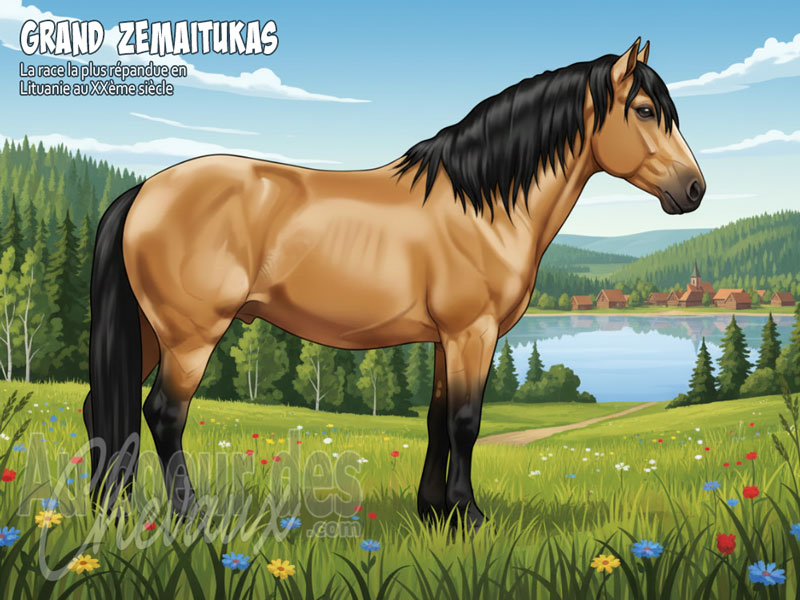Le Cheval Grand Zemaitukas, le colosse de la baltique
