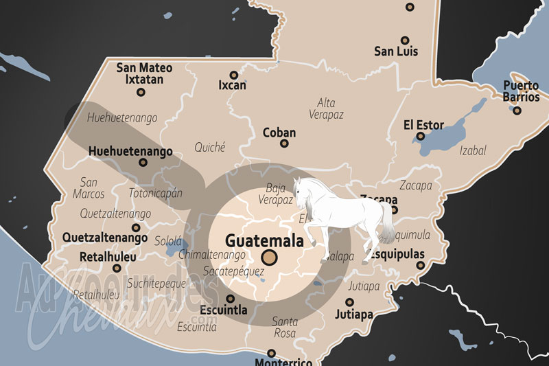 La localisation de Guatemala Ville au Guatemala