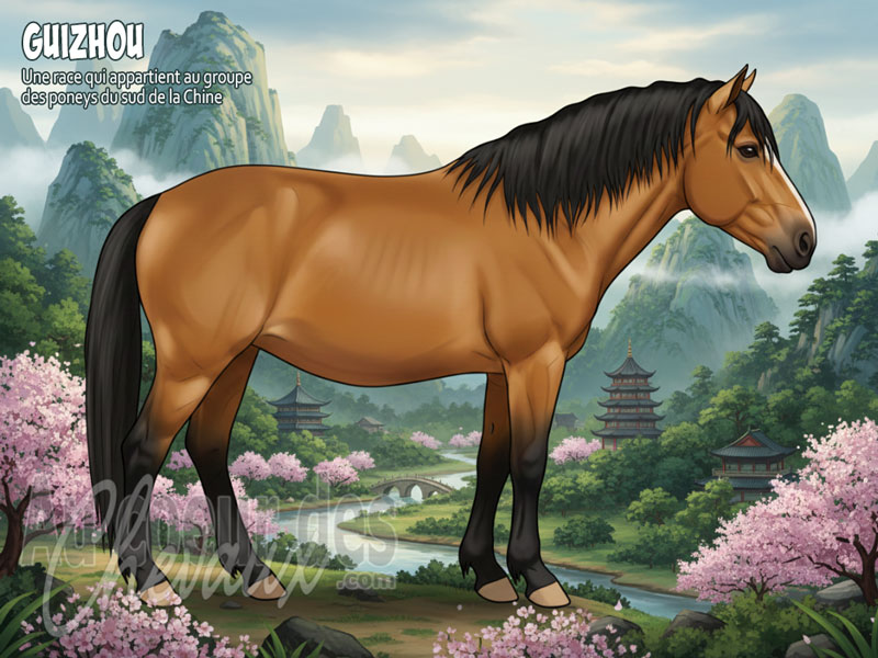 Le Cheval Guizhou, le petit g�ant des montagnes du sud
