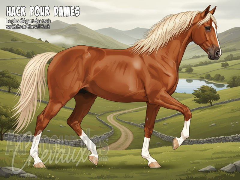 Le Cheval Hack pour Dames, l'�l�gance au service de l'amazone