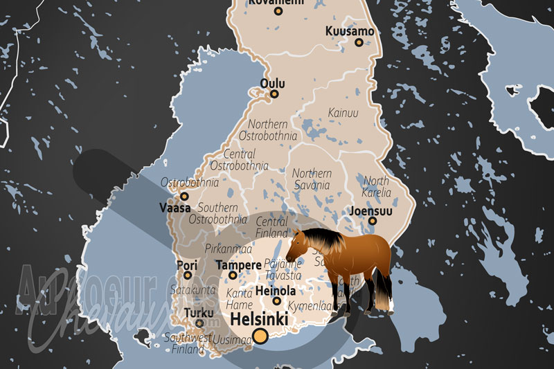 La localisation d'Heinola en Finlande