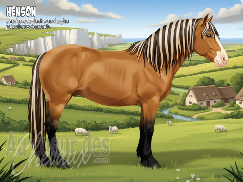 Le Cheval Henson, le r�ve �questre de la baie de somme