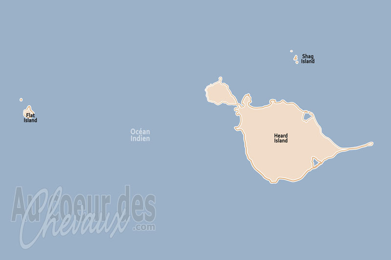 Les �les Heard et MacDonald, un d�sert de glace subantarctique