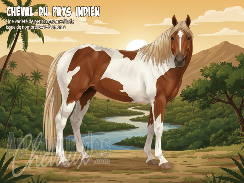 Le Cheval du Pays Indien, un h�ritage de fusion et d'adaptation