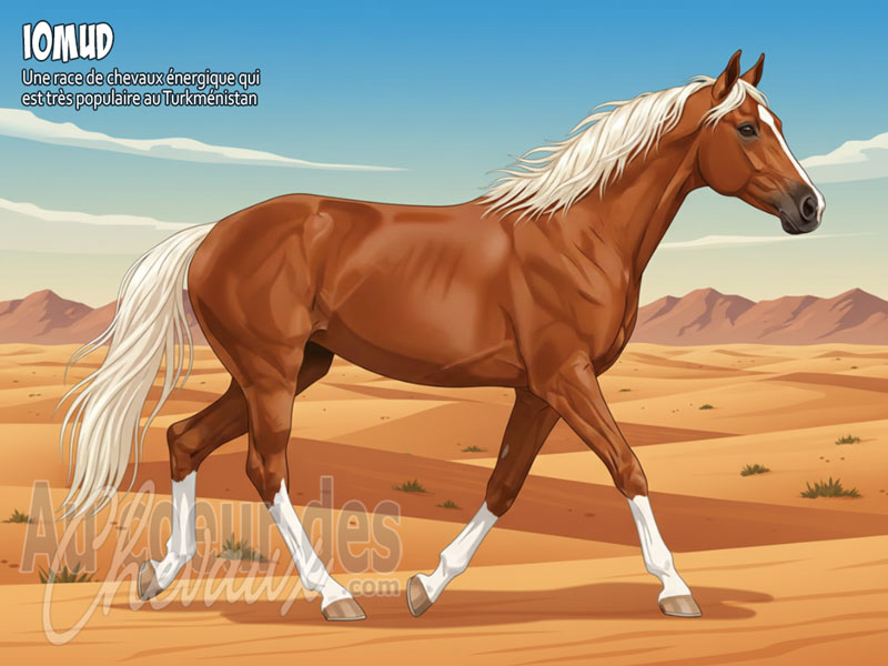 Le Cheval Iomud, le fier guerrier des steppes turkm�nes