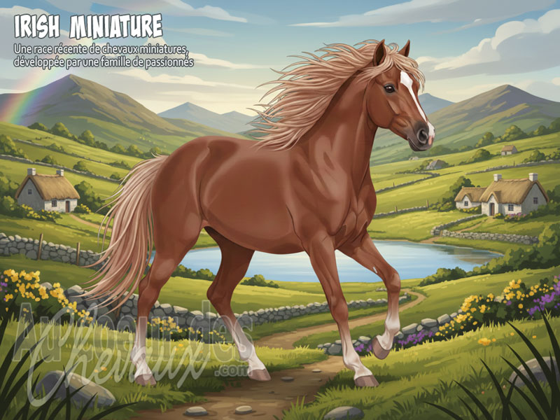 Le Cheval Miniature Irlandais, l'art de la perfection en format r�duit