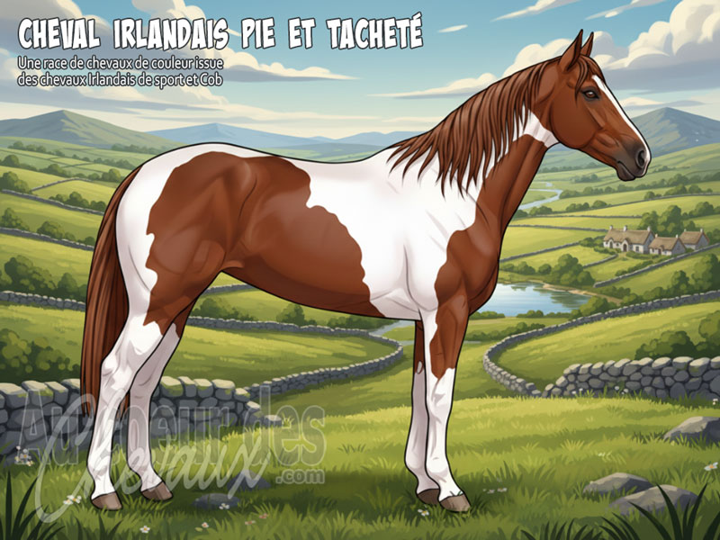 Le Cheval Irlandais Pie et Tachet�, un h�ritage de r�silience et de distinction