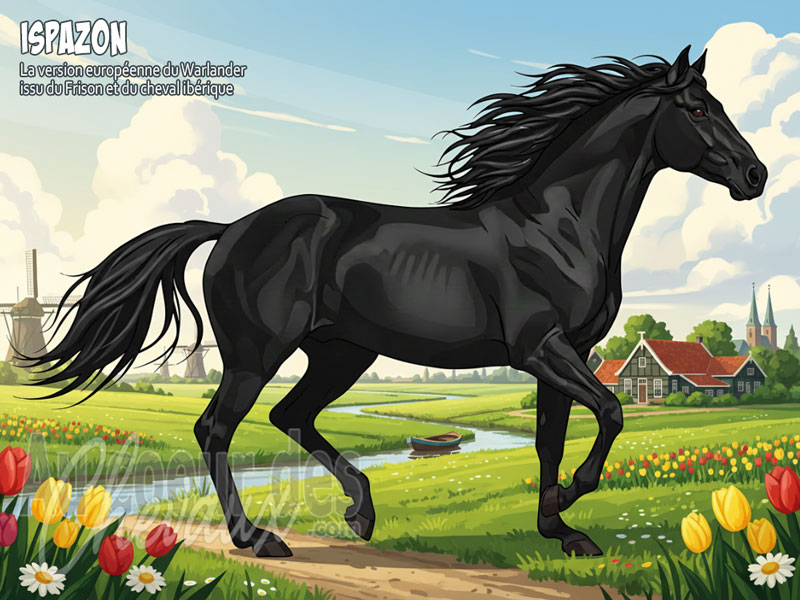 Le Cheval Ispazon, la rencontre du sang espagnol et des plaines n�erlandaises