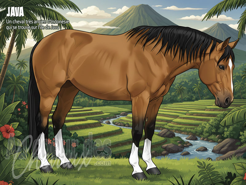 Le Cheval Java, le petit colosse de l'archipel indon�sien