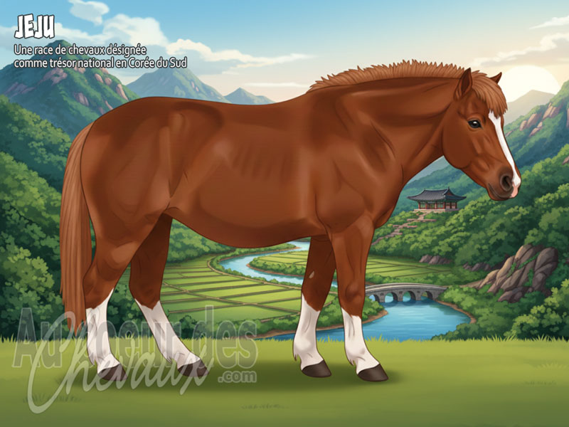 Le Cheval Jeju, le survivant de l'�le volcanique
