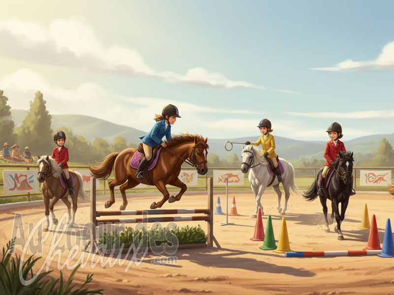 Les Jeux �questres, diversit�, fonctionnalit� et �volution socioculturelle