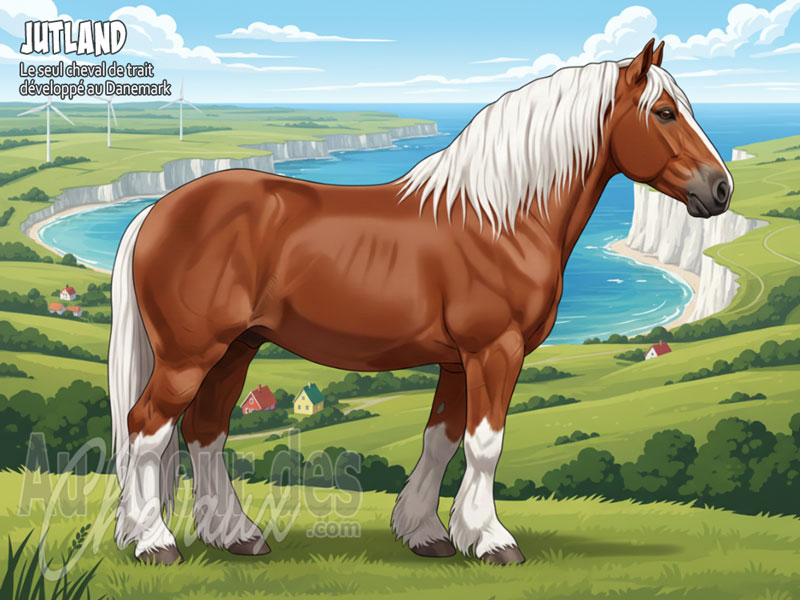 Le Cheval de Trait Jutland, le colosse de la p�ninsule danoise