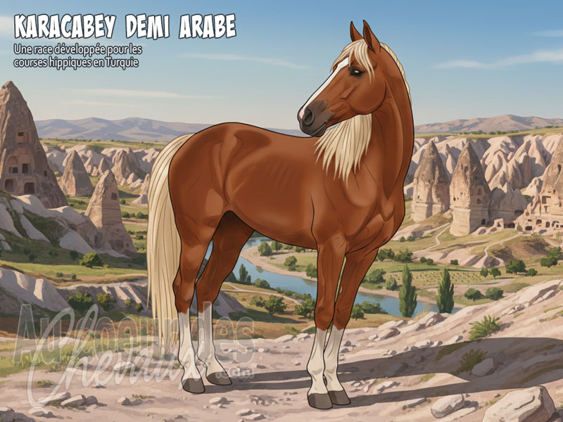 Le Cheval Karacabey Demi Arabe, l'architecture d'un cheval d'�tat