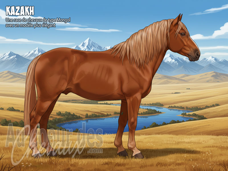 Le Cheval Kazakh, l'h�ritier de la steppe infinie