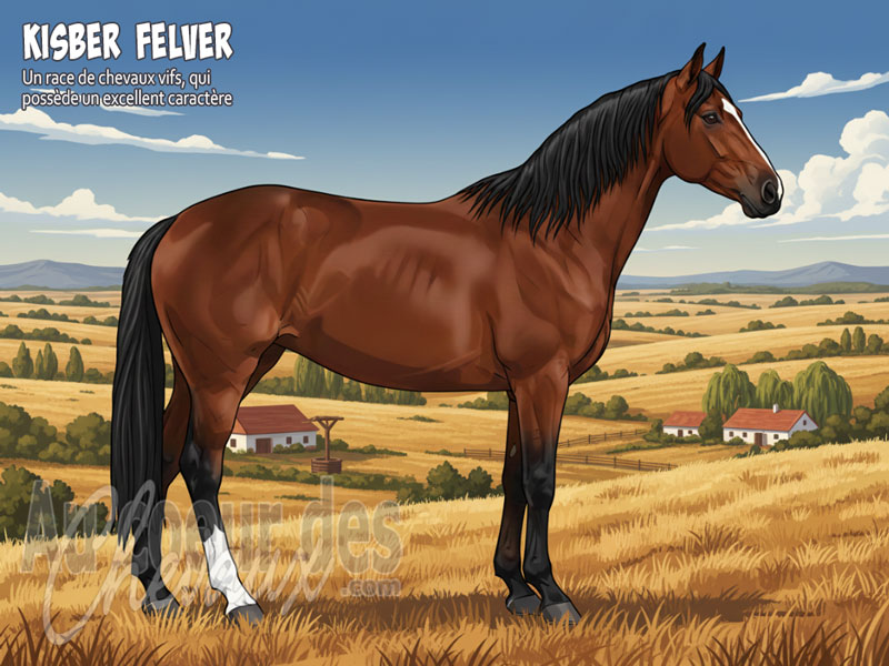 Le Cheval Kisber Felver, le pur-sang de la noblesse hongroise
