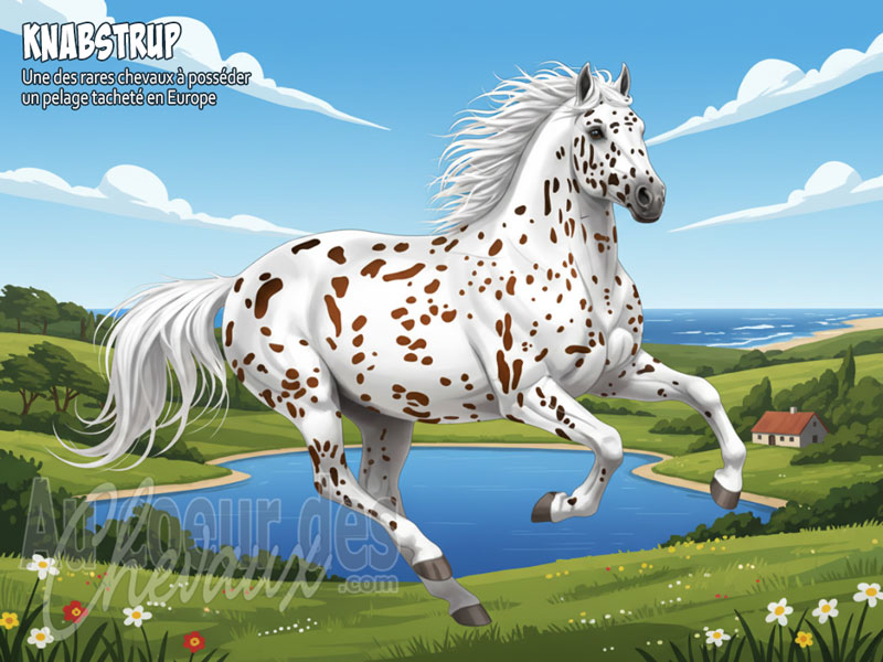 Le Cheval Knabstrup, la l�gende des tachet�s du danemark