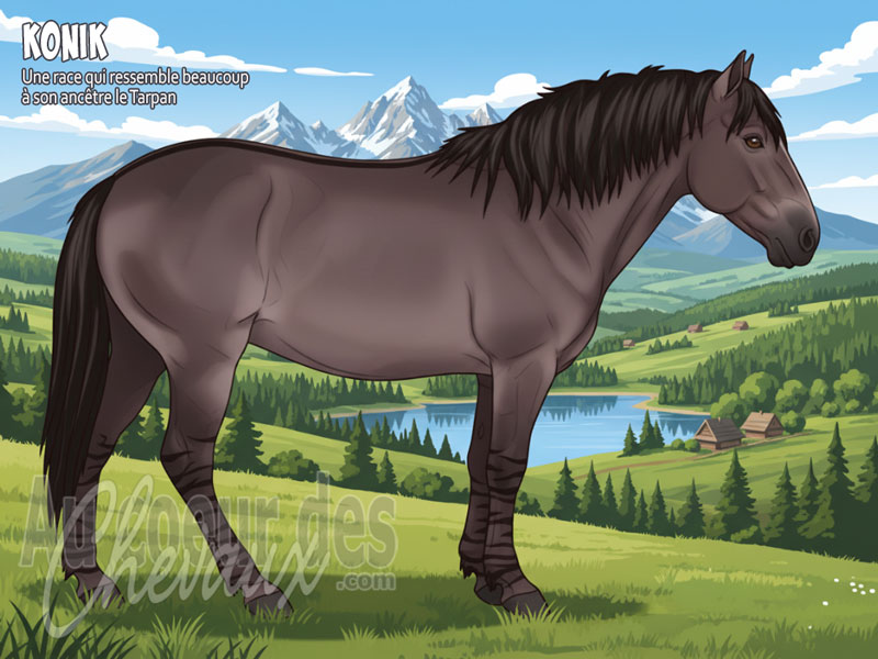 Le Cheval Konik, de la for�t de bialowieza � la renaissance d'un type primitif