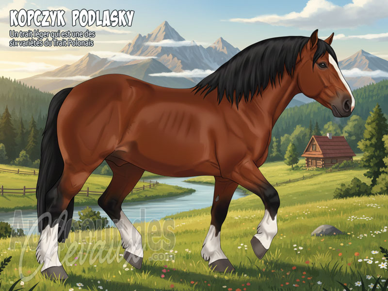 Le Cheval Kopczyk Podlasky, le puissant travailleur des plaines de l'est