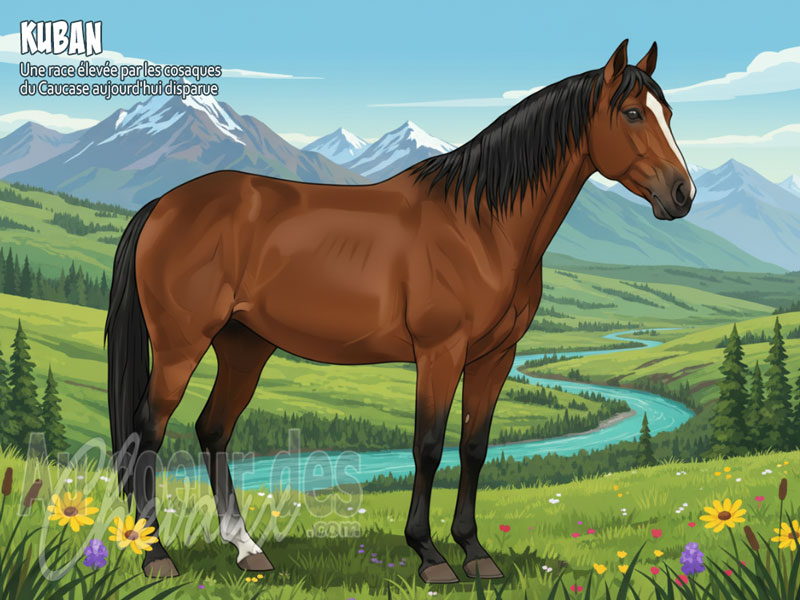 Le Cheval Kuban, la monture l�gendaire des cosaques du sud