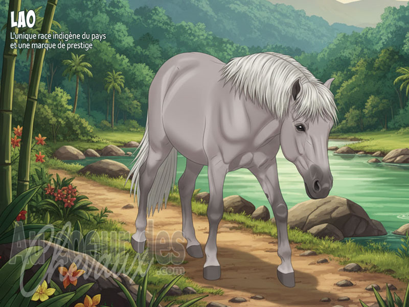 Le Cheval Lao, le vaillant petit montagnard d'asie du sud-est