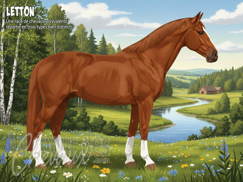 Le Cheval Letton, un si�cle d'�volution, du labour au sport