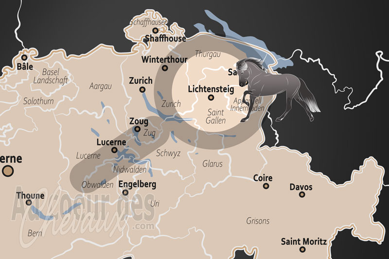 La localisation de Lichtensteig en Suisse