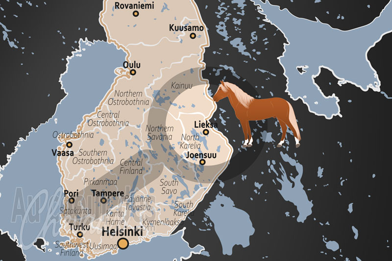 La localisation de Lieksa en Finlande