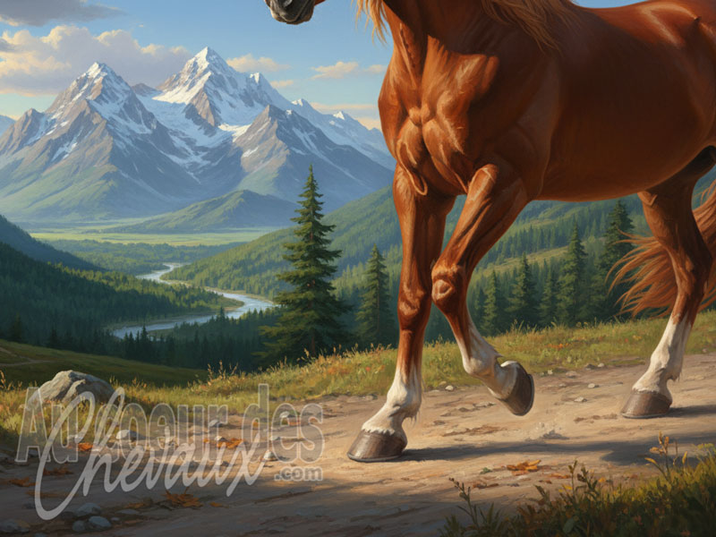 La Ligne du dessous du cheval, anatomie, biom�canique et indicateur de forme