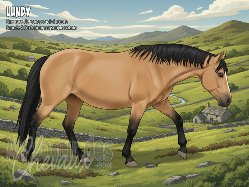 Le Poney Lundy, le petit robinson des falaises du devon