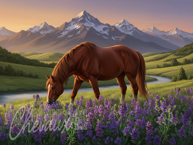La Luzerne pour le cheval, propri�t�s nutritionnelles et applications th�rapeutiques