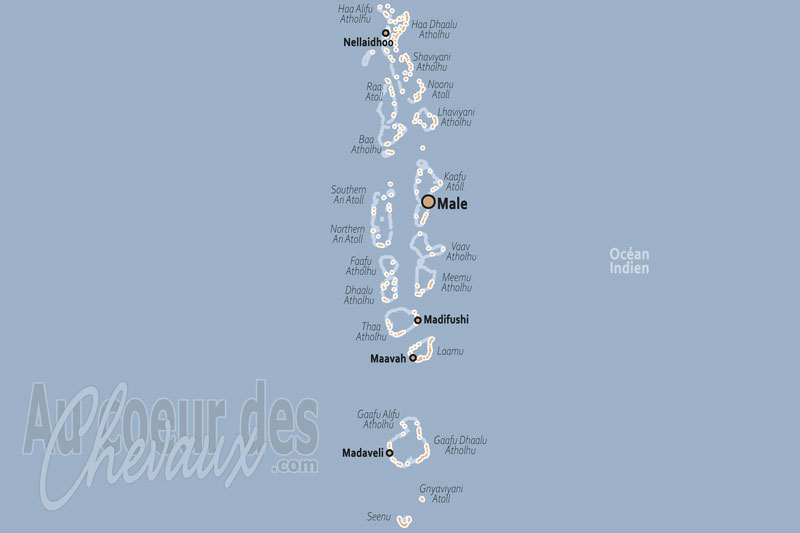 Les Maldives, une pr�sence artificielle dans un monde de corail