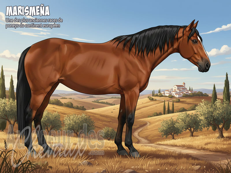 Le Cheval Marisme�a, le survivant mill�naire des marais de donana