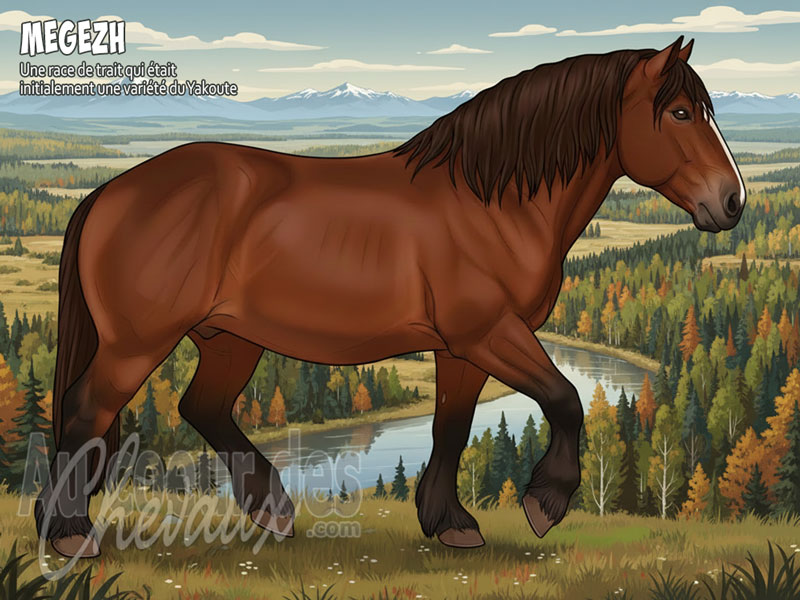 Le Cheval Megezh, le colosse des terres gel�es de iakoutie