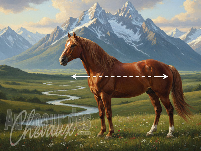 Les Mensurations du cheval, biom�trie, �valuation du poids et standards morphologiques