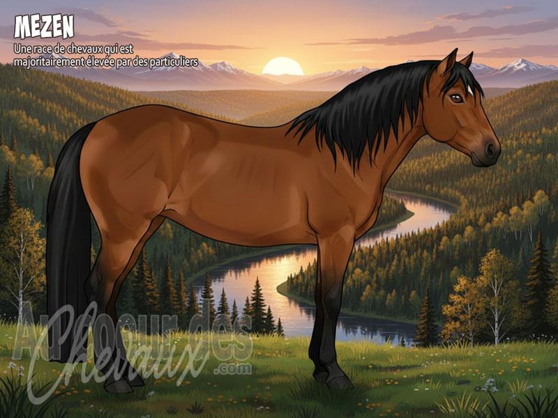 Le Cheval Mezen, le survivant des steppes bor�ales de russie