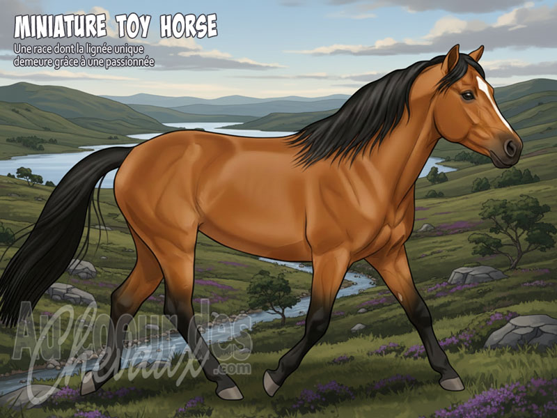 Le Cheval Miniature Toy Horse, l'�l�gance aristocratique du royaume-uni