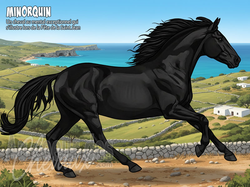 Le Cheval Minorquin, le fier h�ritier de l'�le de minorque