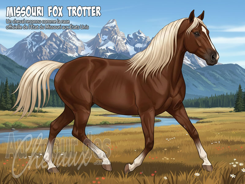 Le Cheval Missouri Fox Trotter, le cavalier des monts ozarks