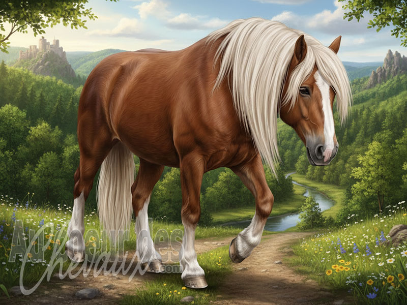 Le Cheval Morave, l'h�ritage imp�rial de la moravie